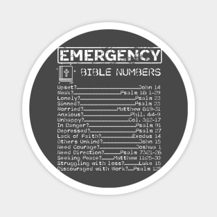 bible emergency hotline numbers Magnet